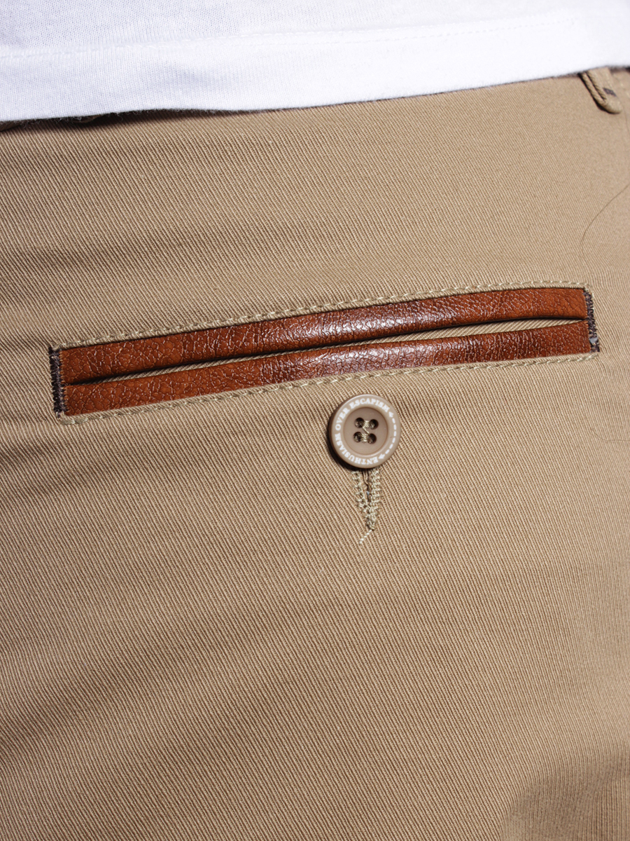 Spodnie Turbokolor Chinos Slim Fit (khaki)