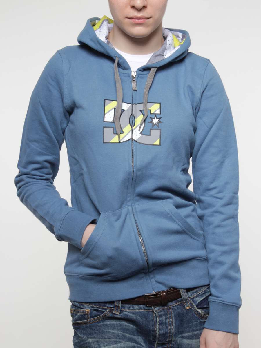 Bluza z kapturem DC Terraine Zip  Wmn (blue haze)