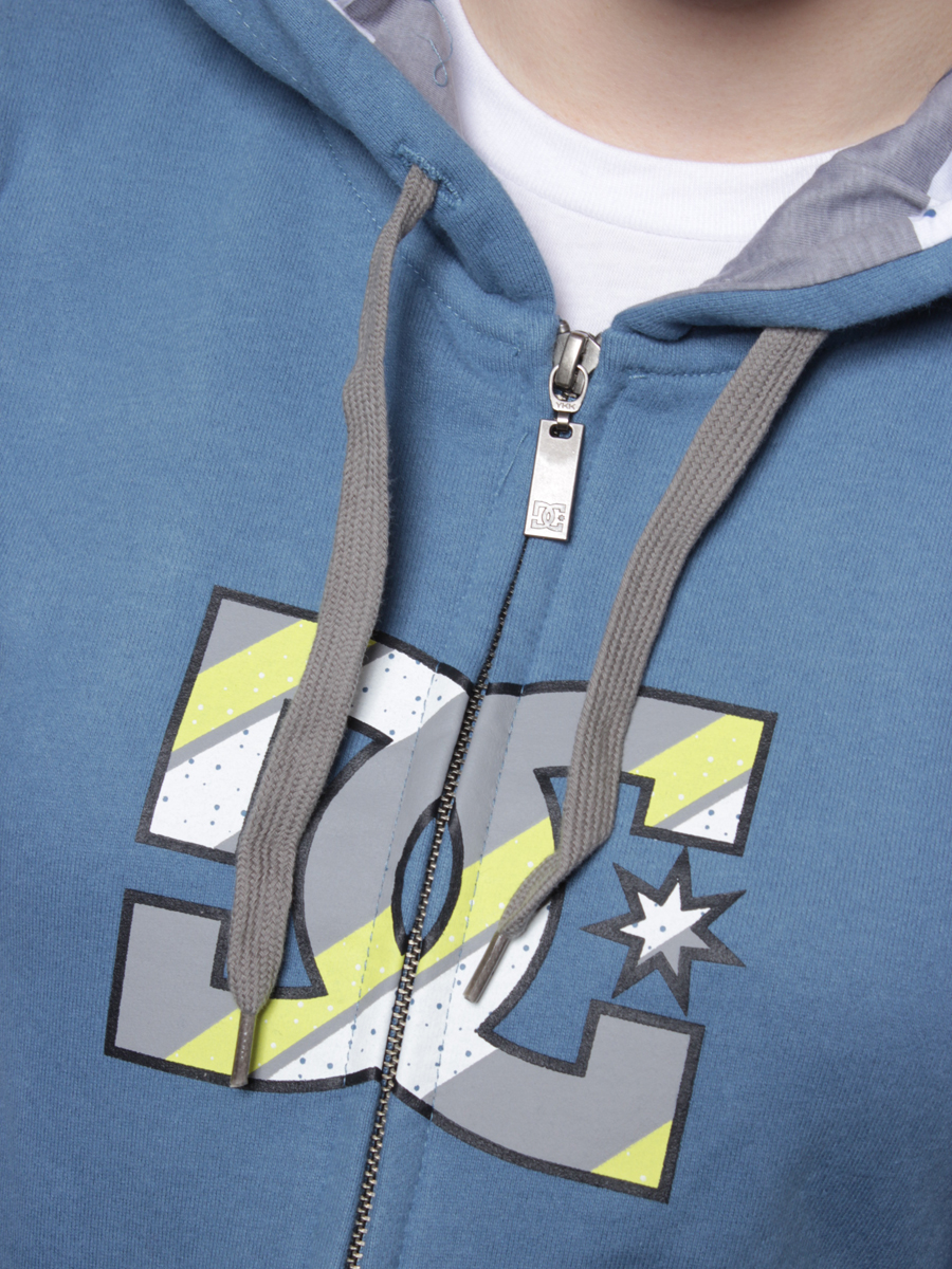 Bluza z kapturem DC Terraine Zip  Wmn (blue haze)