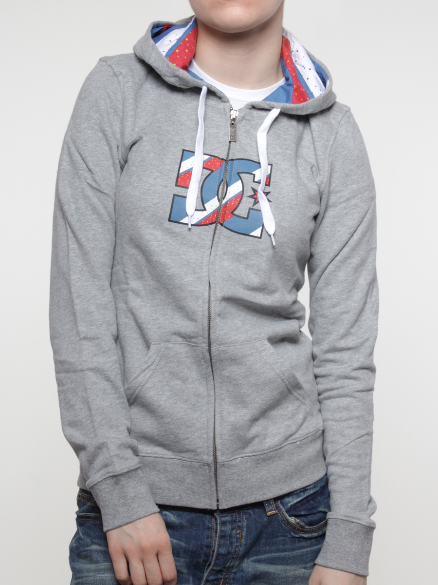 Bluza z kapturem DC Terraine Zip  Wmn (heather grey)