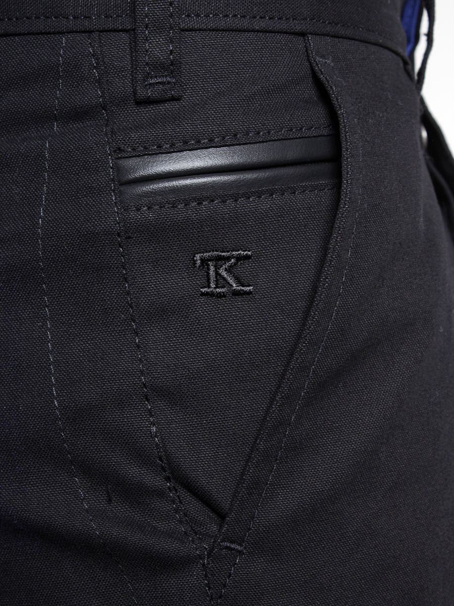 Spodnie Turbokolor Chinos Regular-Fit (black)