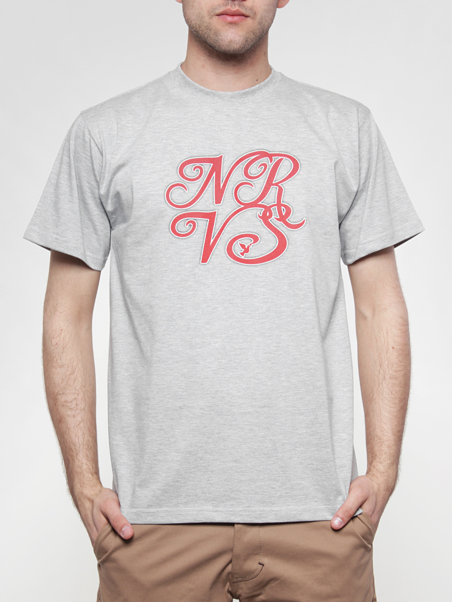 T-Shirt Nervous Script (grey)