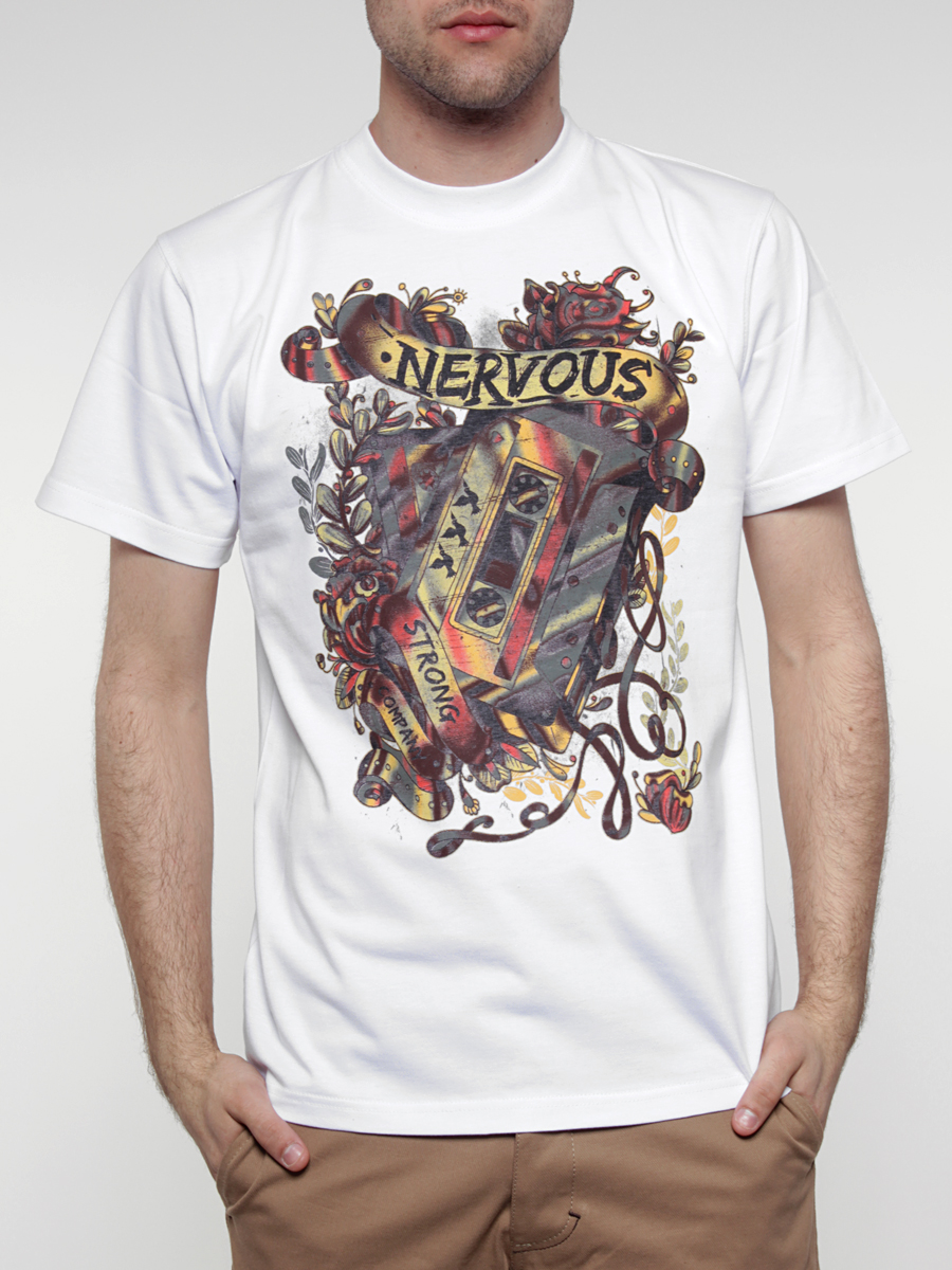 T-Shirt Nervous Tape (white)