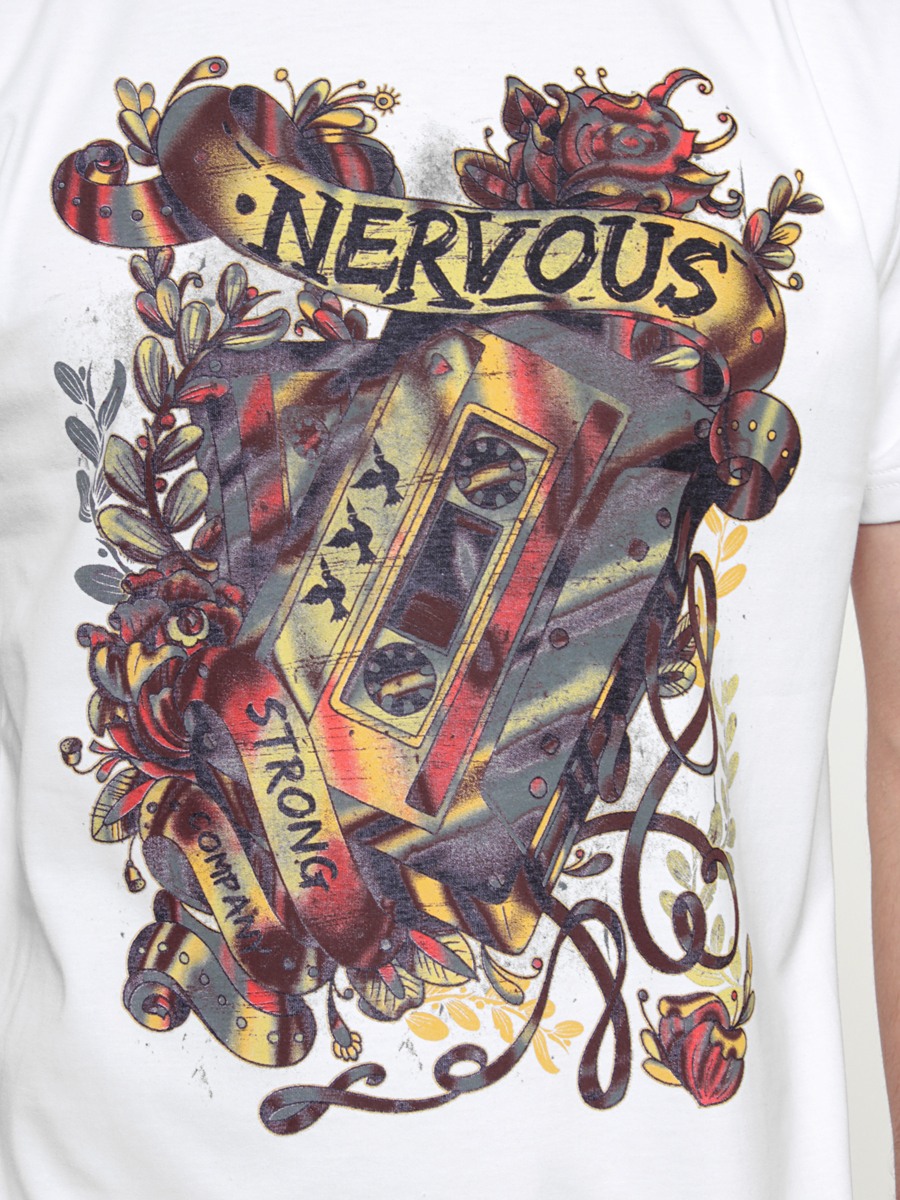 T-Shirt Nervous Tape (white)