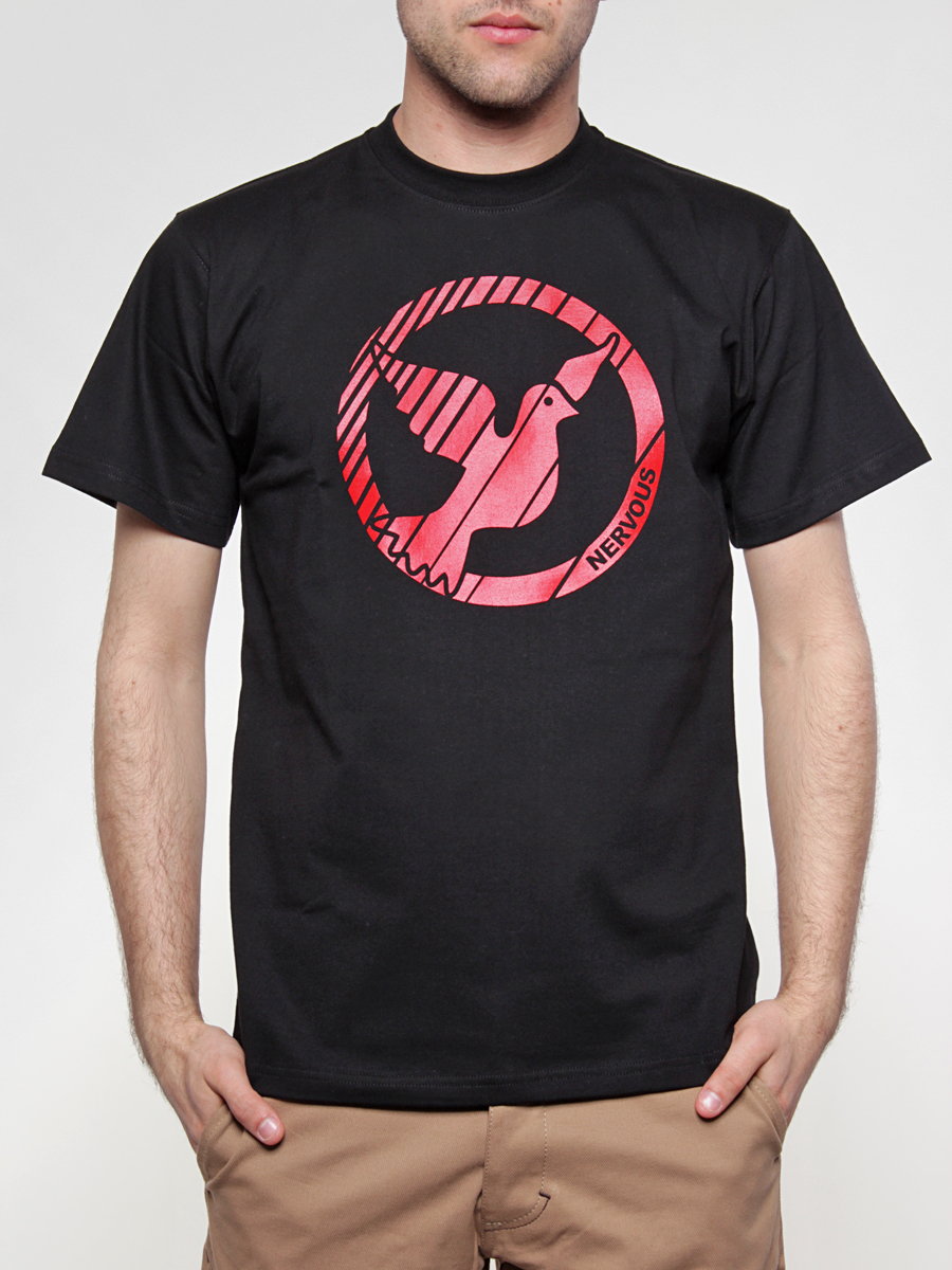 T-Shirt Nervous Icon (black)