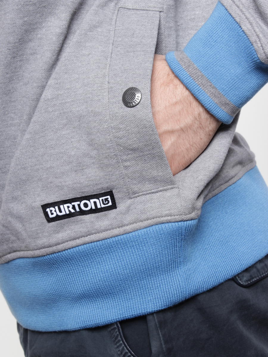 Bluza z kapturem Burton Prem PO Platinum (heather grey)