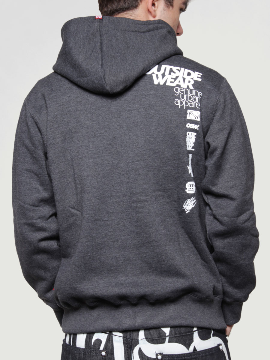 Bluza z kapturem Outsidewear Classic HD (grafitowa)