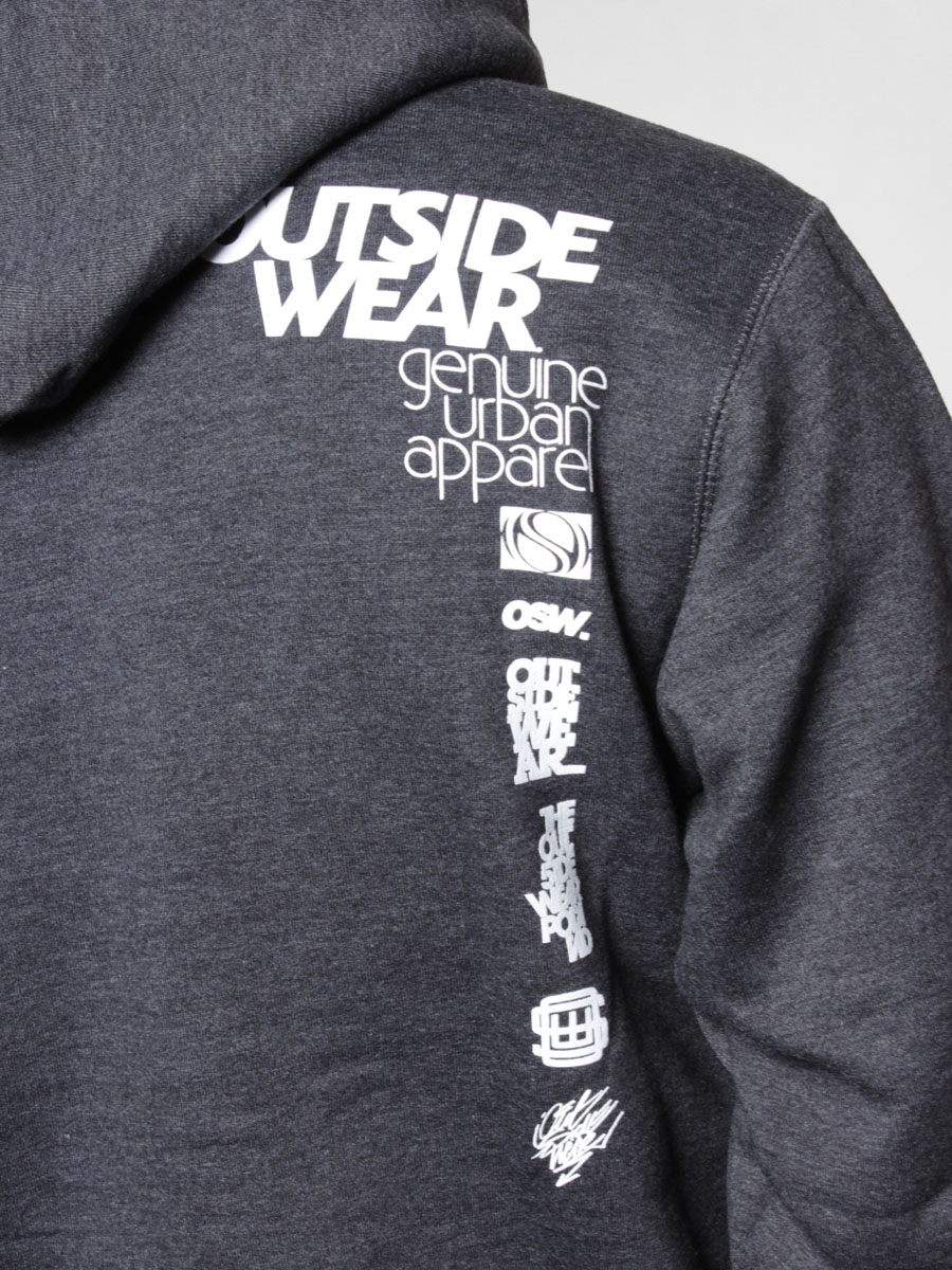 Bluza z kapturem Outsidewear Classic HD (grafitowa)