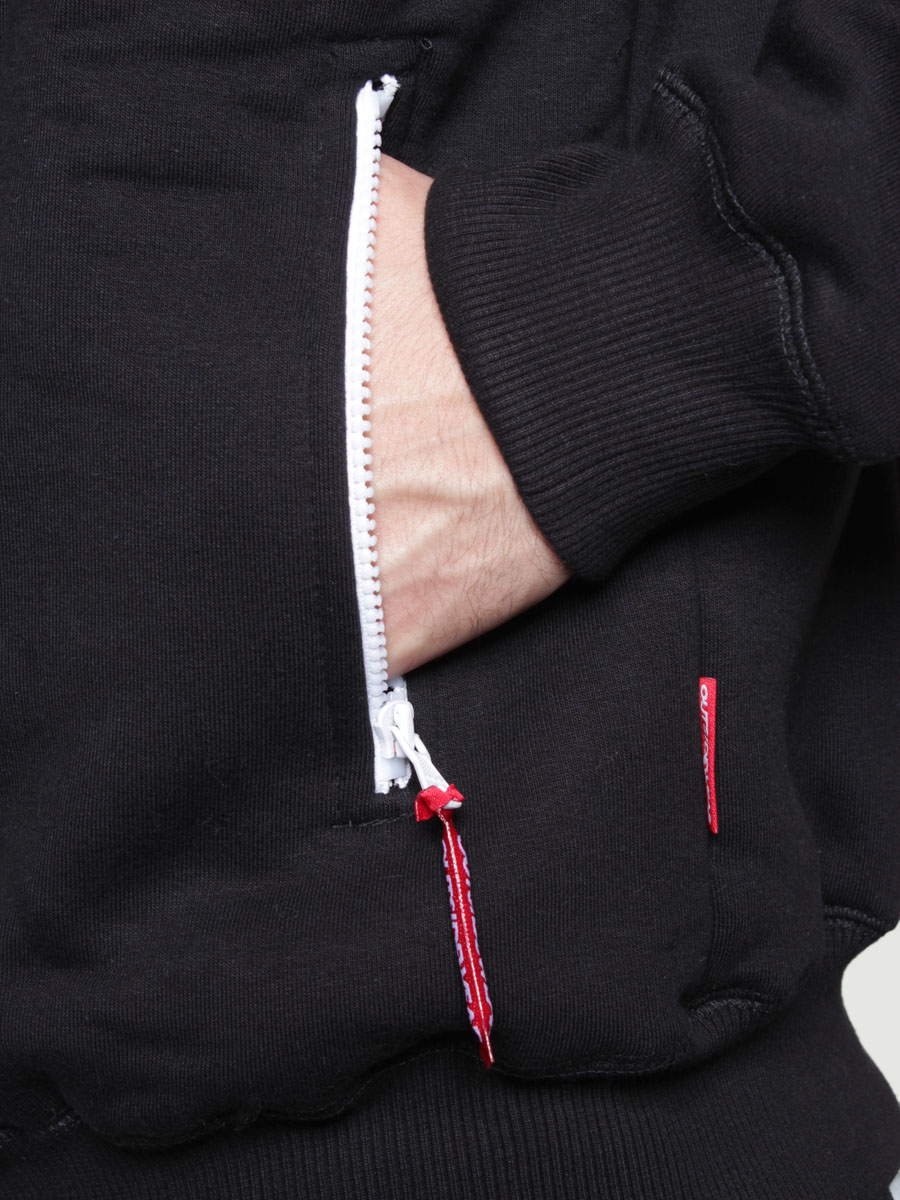 Bluza z kapturem Outsidewear Outred ZHD (czarna)