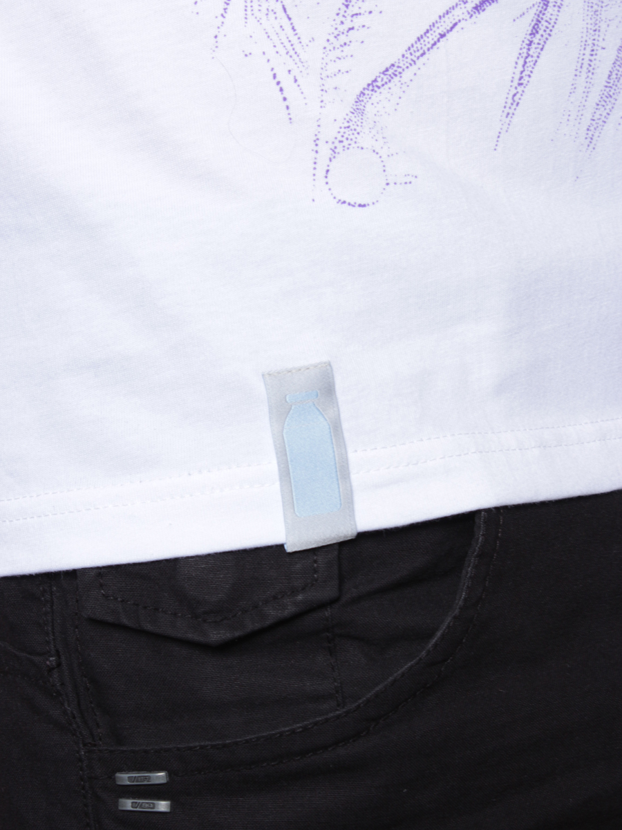 T-Shirt Mleko Face (white)