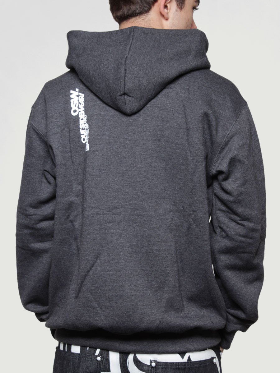 Bluza z kapturem Outsidewear Outred ZHD (grafitowa)