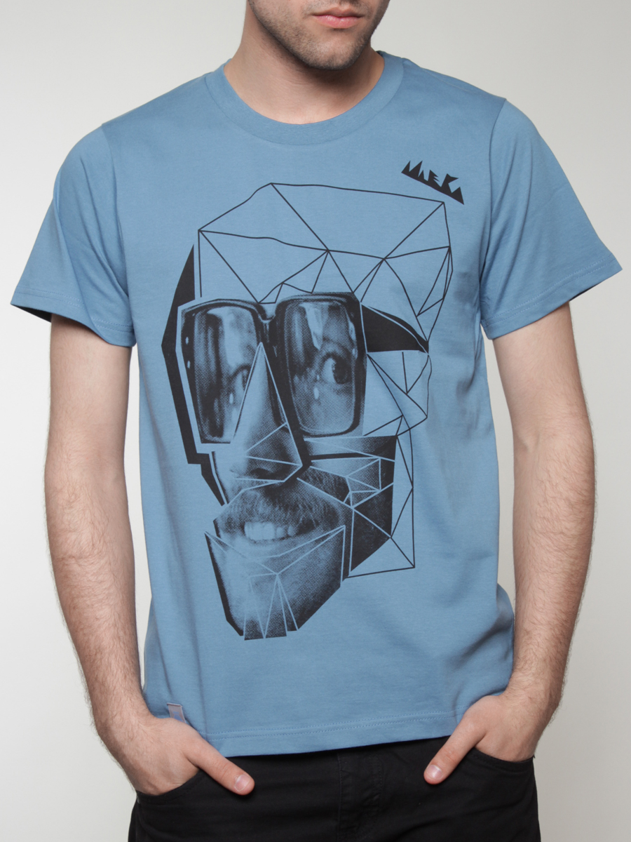 T-Shirt Mleko Crystal (gry/blu)