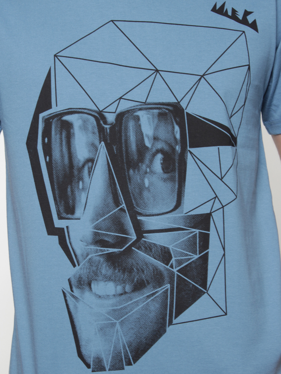 T-Shirt Mleko Crystal (gry/blu)