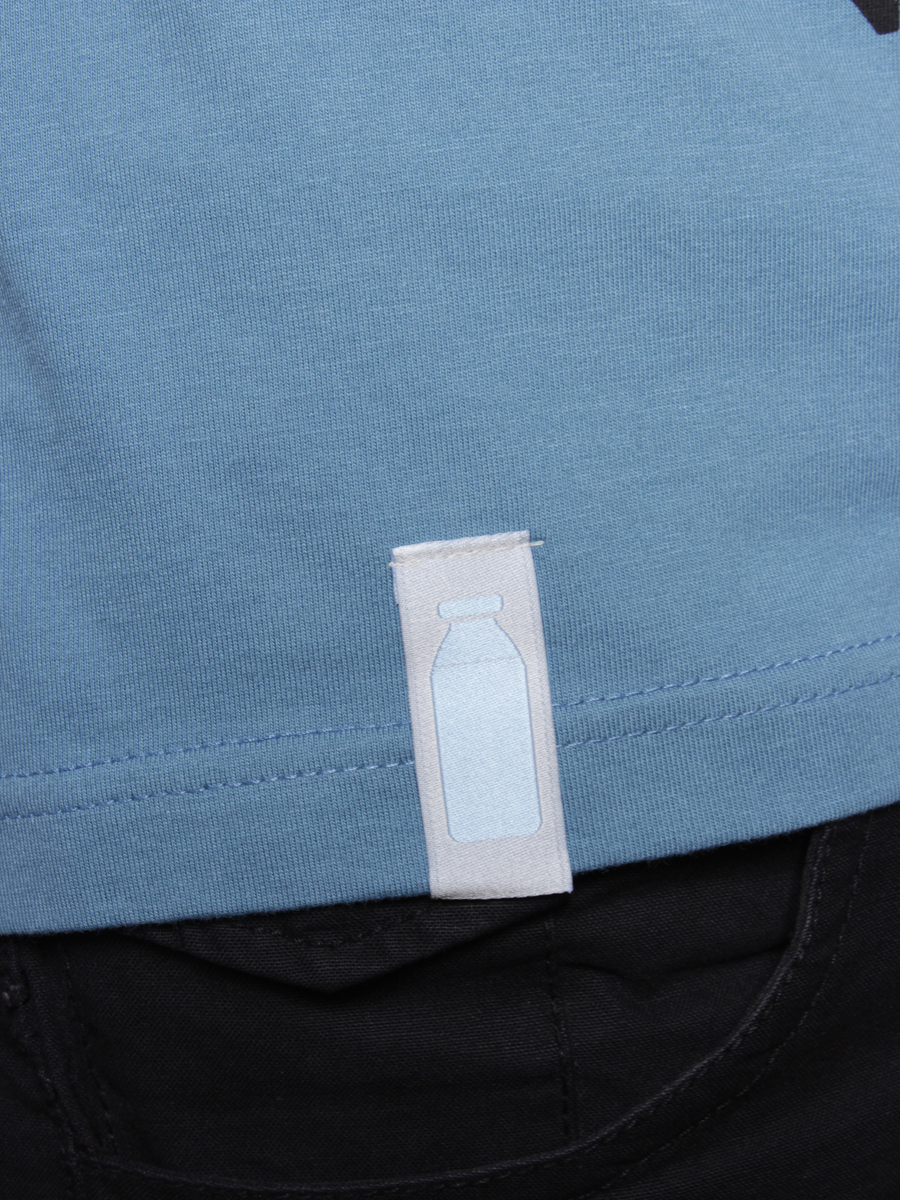 T-Shirt Mleko Crystal (gry/blu)
