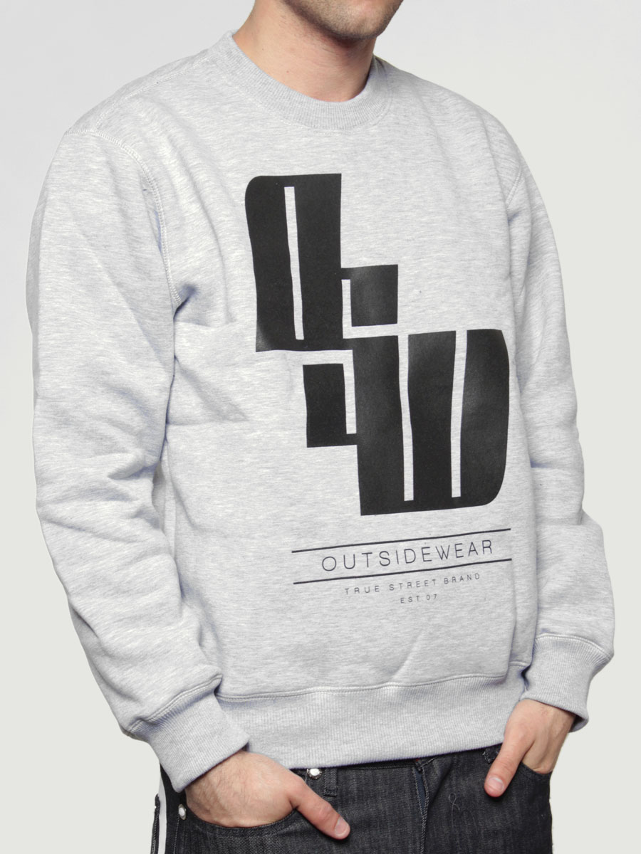 Bluza Outsidewear Symbol (melanż/czarna)