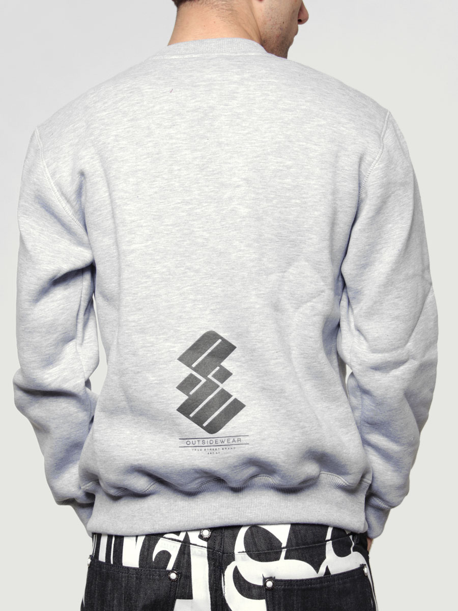 Bluza Outsidewear Symbol (melanż/czarna)