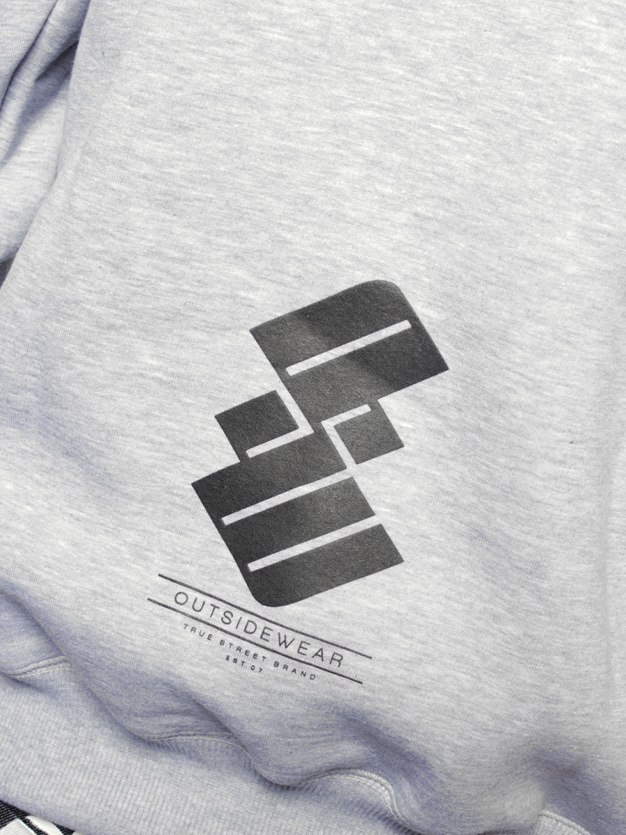 Bluza Outsidewear Symbol (melanż/czarna)