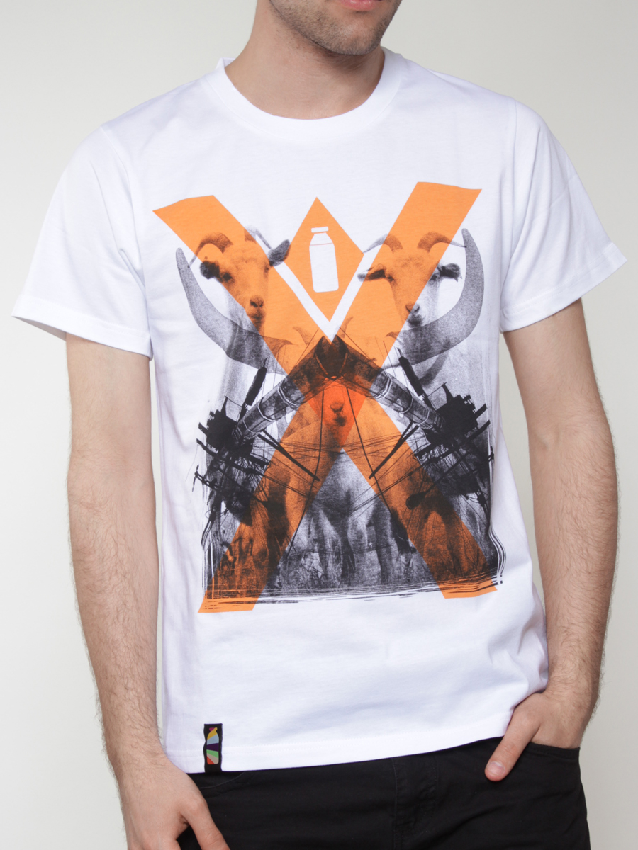 T-Shirt Mleko Goat (white)