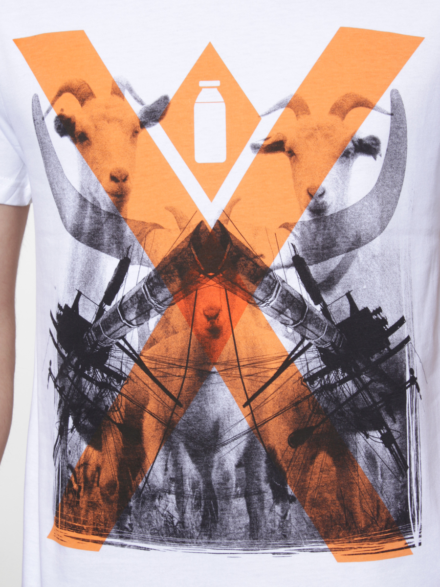 T-Shirt Mleko Goat (white)