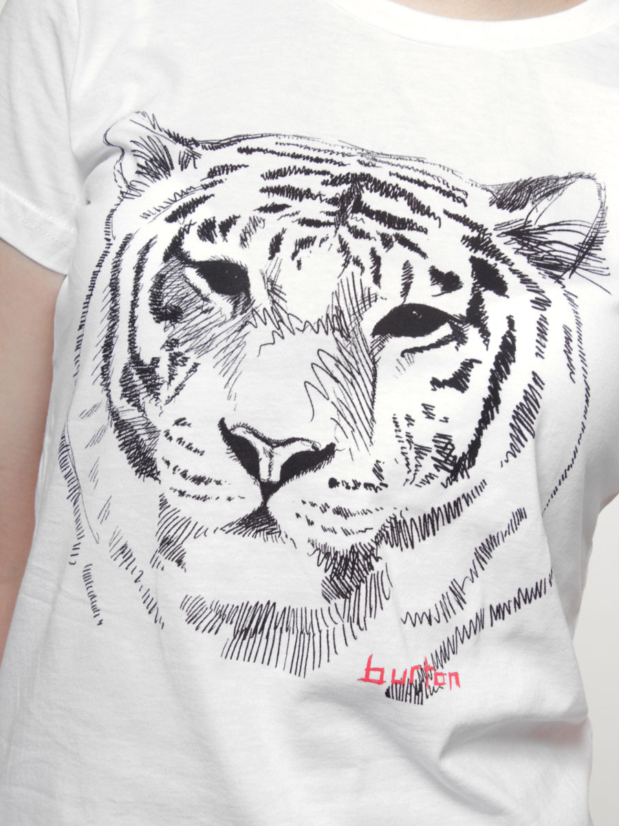 T-Shirt Burton Tiger Wmn (bright white)