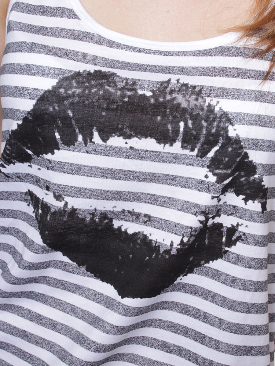 Koszulka Von Zipper Lips Tank Wmn (white)