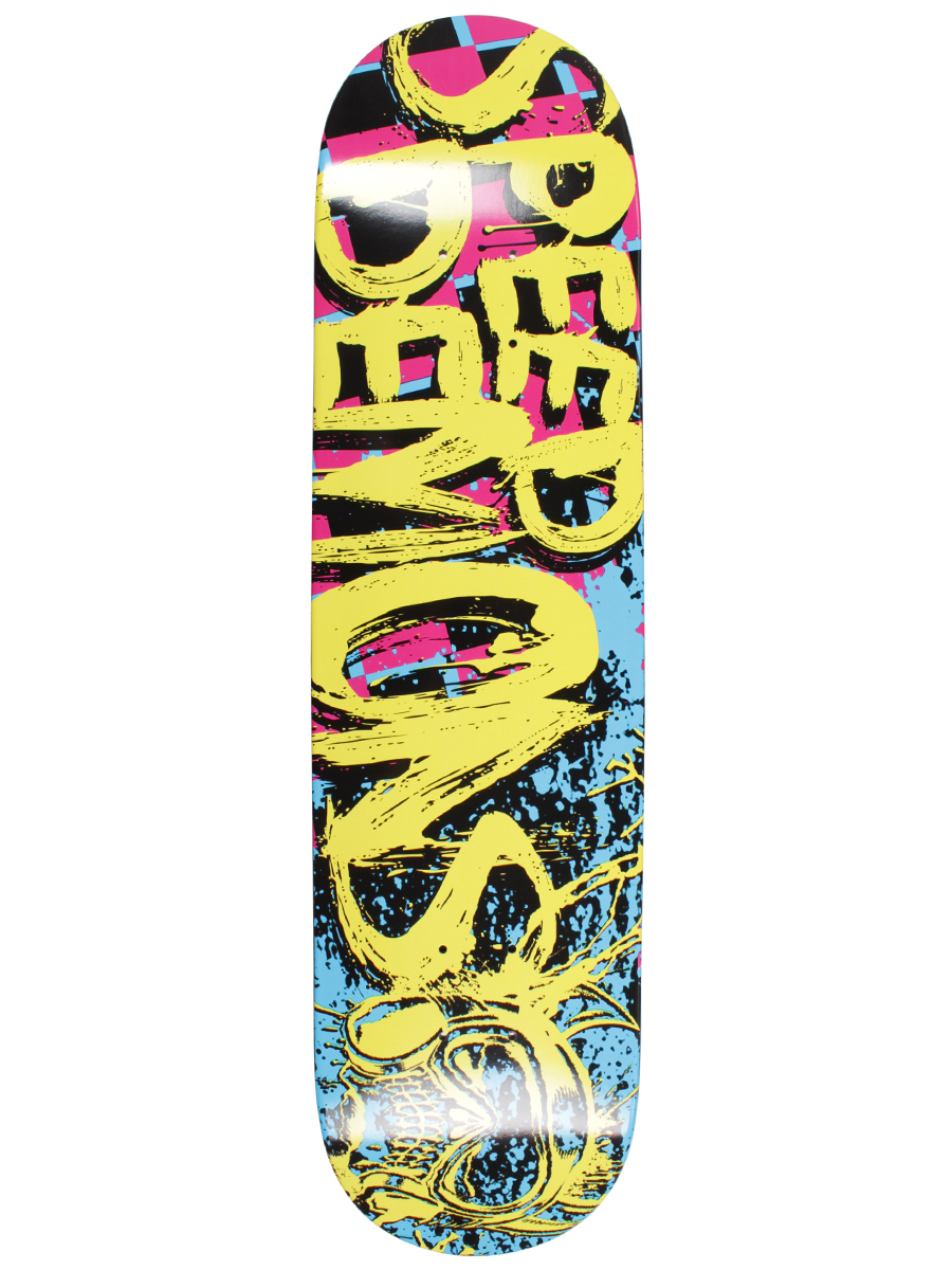 Deck Speed Demons SPD-100 Logo 7.75'' (yel/pk/blu)