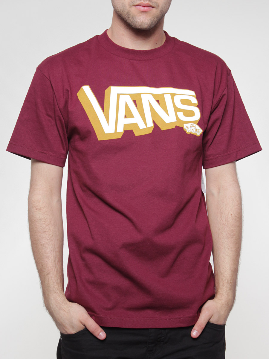 T-shirt Vans Vanstastic (burgundy)