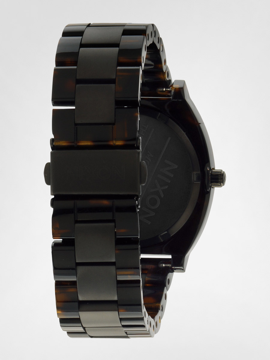 Zegarek Nixon Time Teller Acetate Wmn (matt black/dark tortoise)