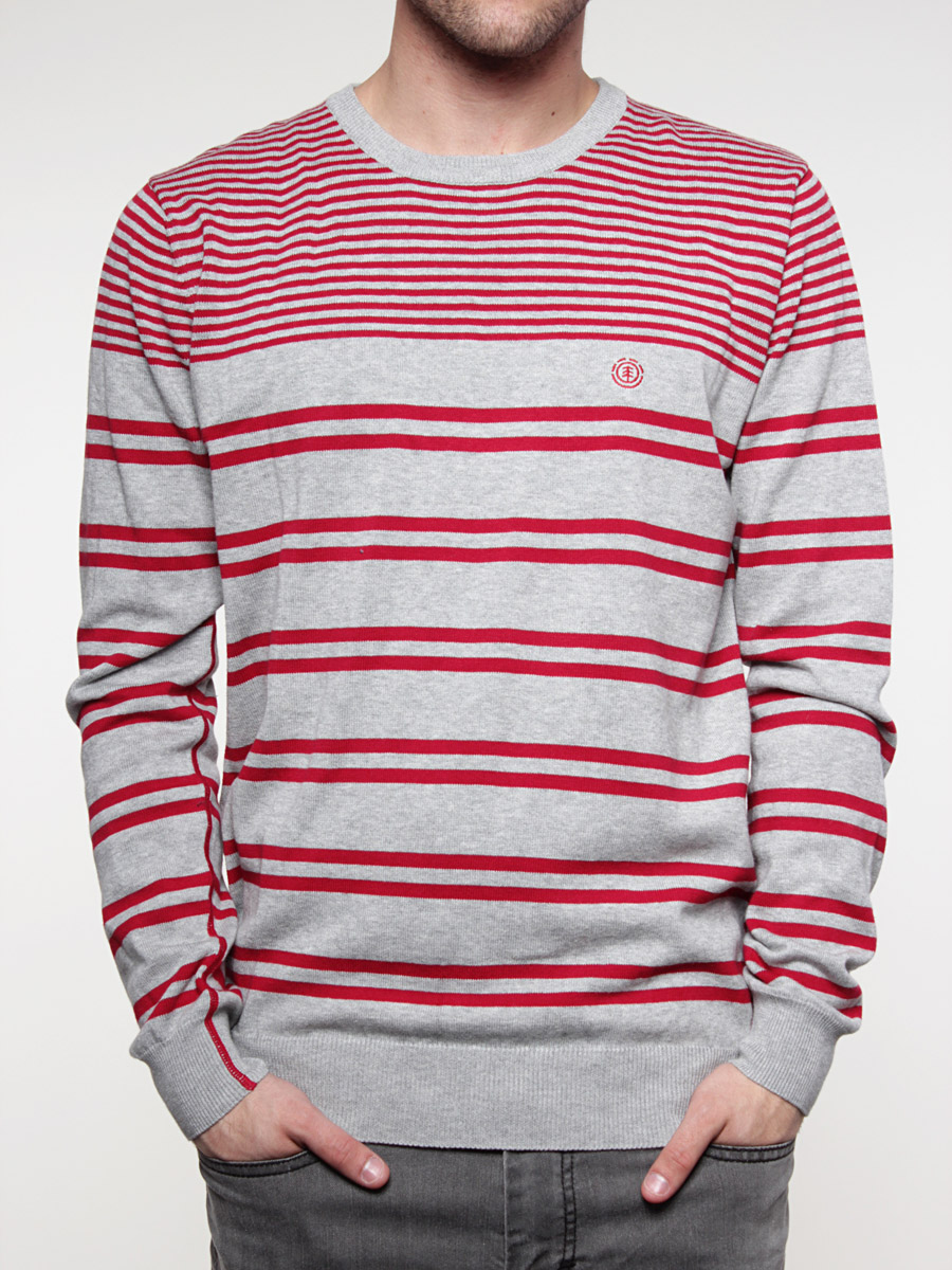 Sweter Element Fort (red/grey) 