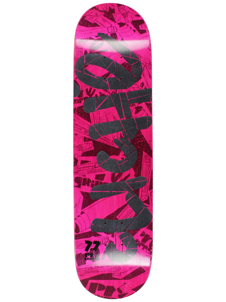 Deck Cliche Pre-Gripped Handwritten R7 7.7'' (pnk)