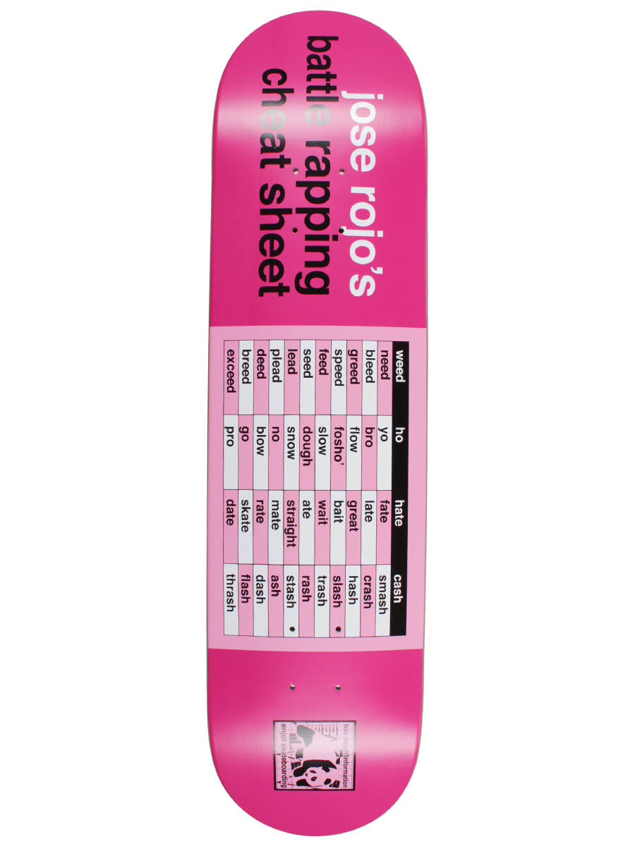 Deck Enjoi TMI Series R7 7.75'' (rojo)
