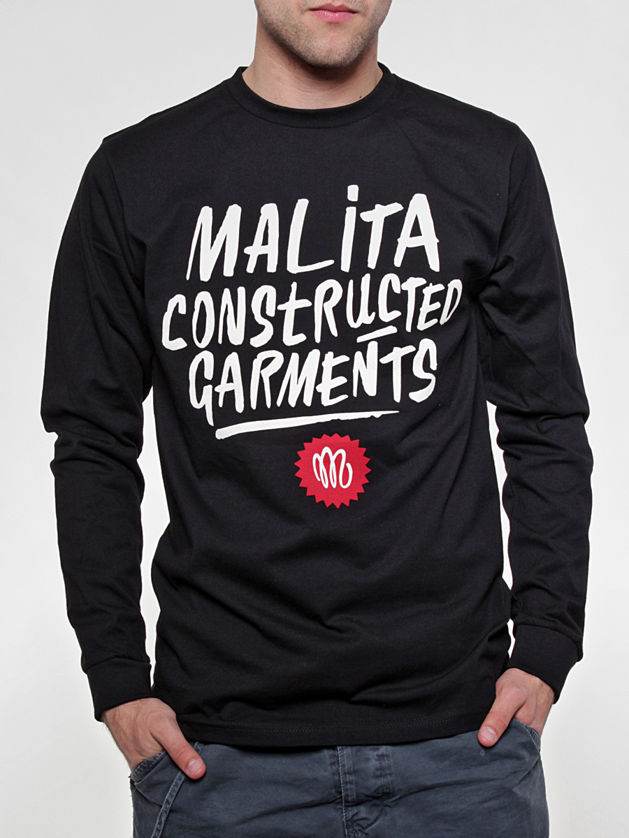 Longsleeve Malita Constructed Brush (black)