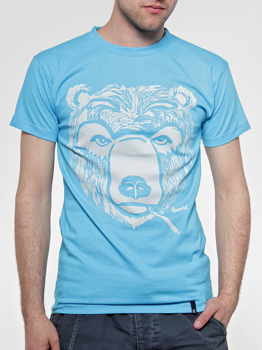 T-Shirt Fenix Smoking Bear (blue)