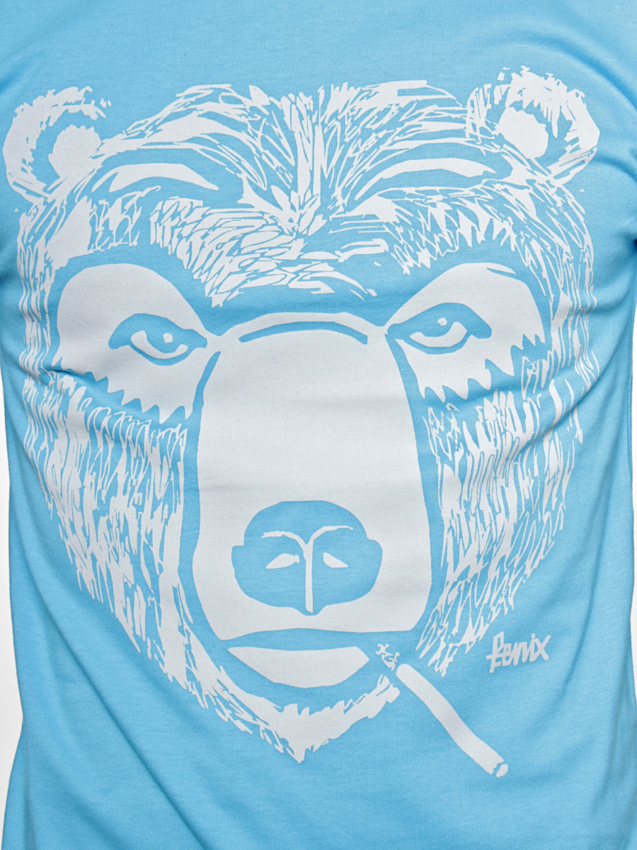 T-Shirt Fenix Smoking Bear (blue)