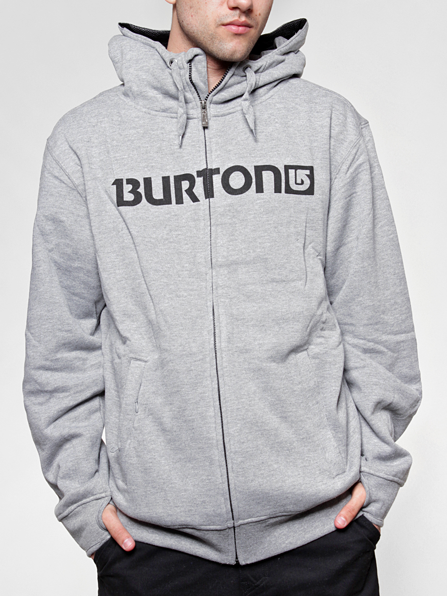 Bluza z kapturem Burton Prem Sleeper FZ (heather grey)