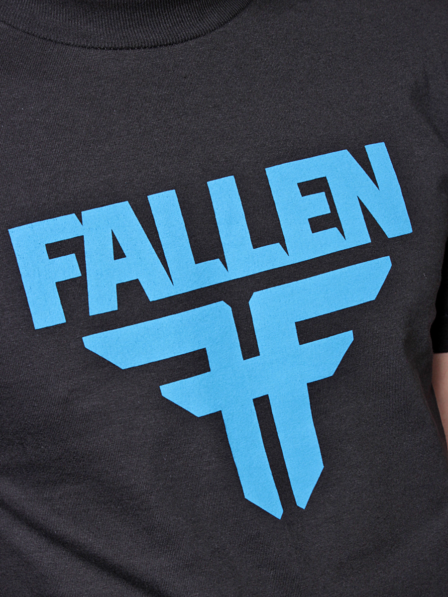 T-Shirt Fallen Insignia (blk/cyn)