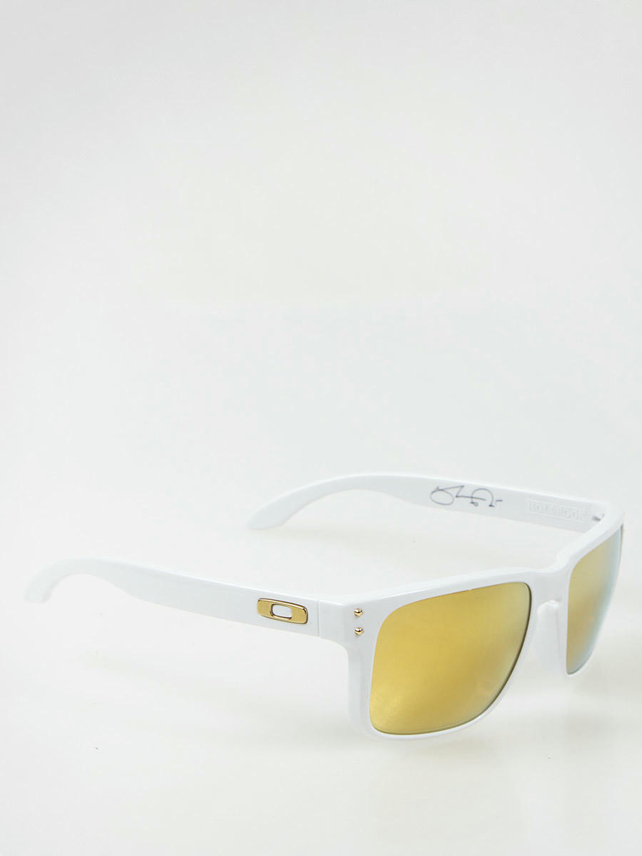 Okulary Oakley Holbrook Shaun White Gold Series Polished (white/24k iridium)