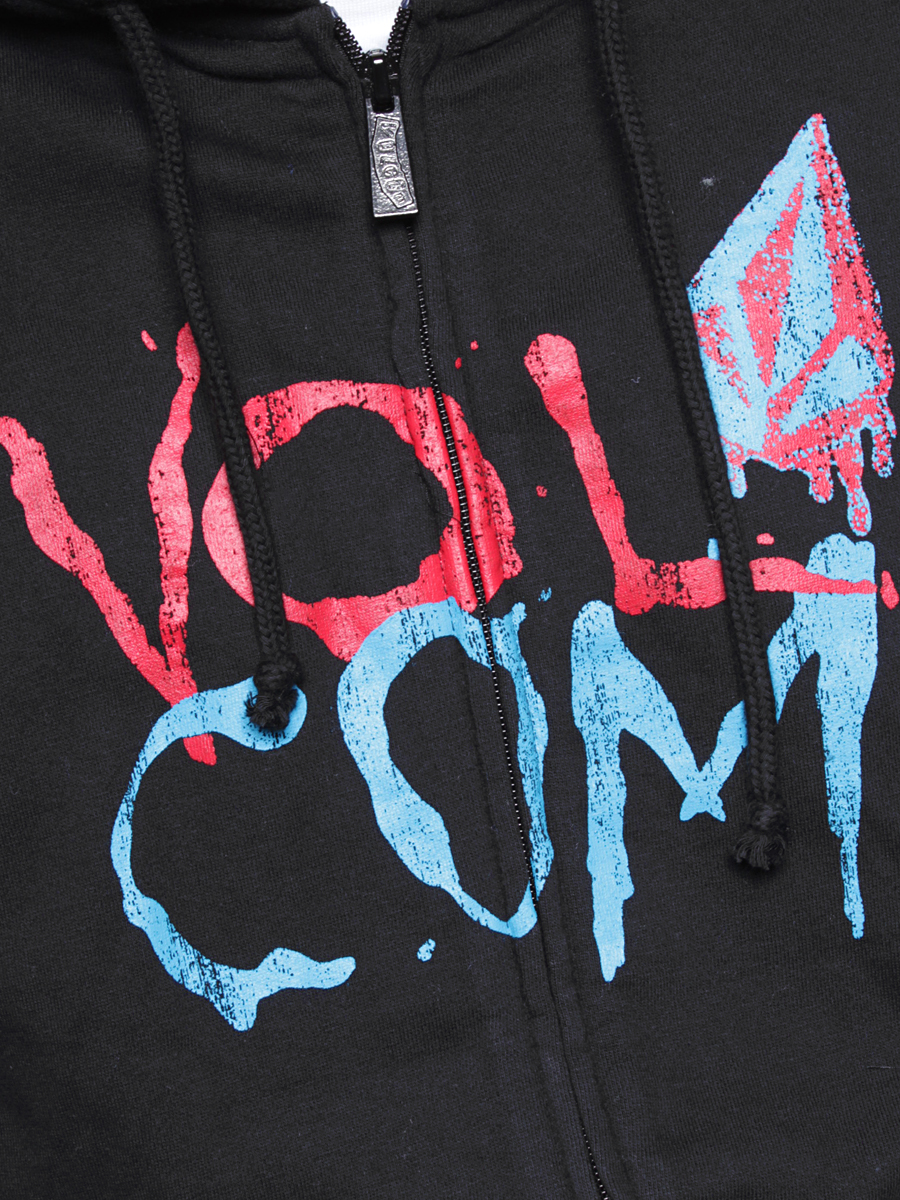 Bluza z kapturem Volcom Splat Stack (blk)
