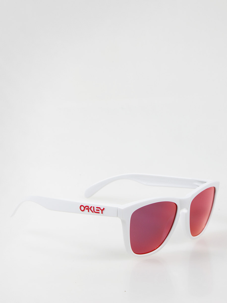 Okulary Oakley Frogskins (polished white/ruby iridium)