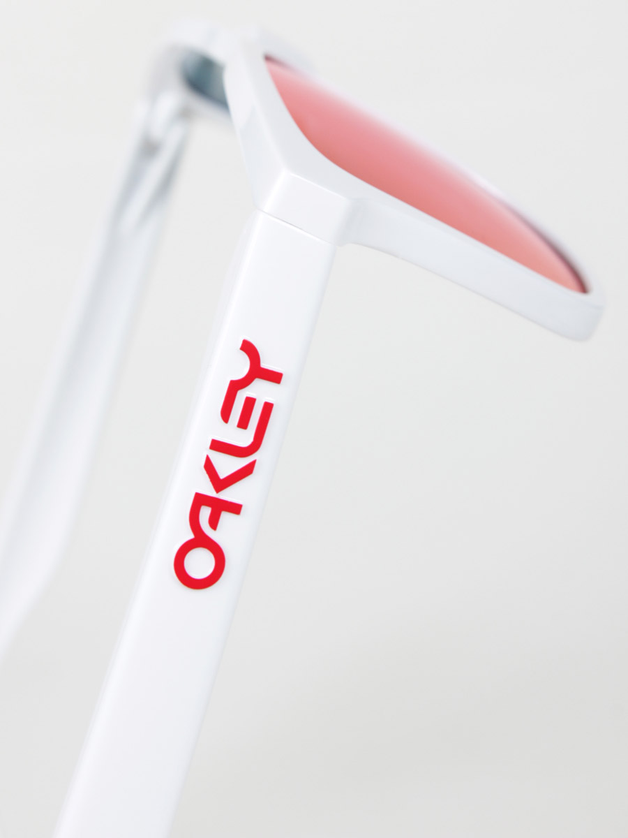 Okulary Oakley Frogskins (polished white/ruby iridium)