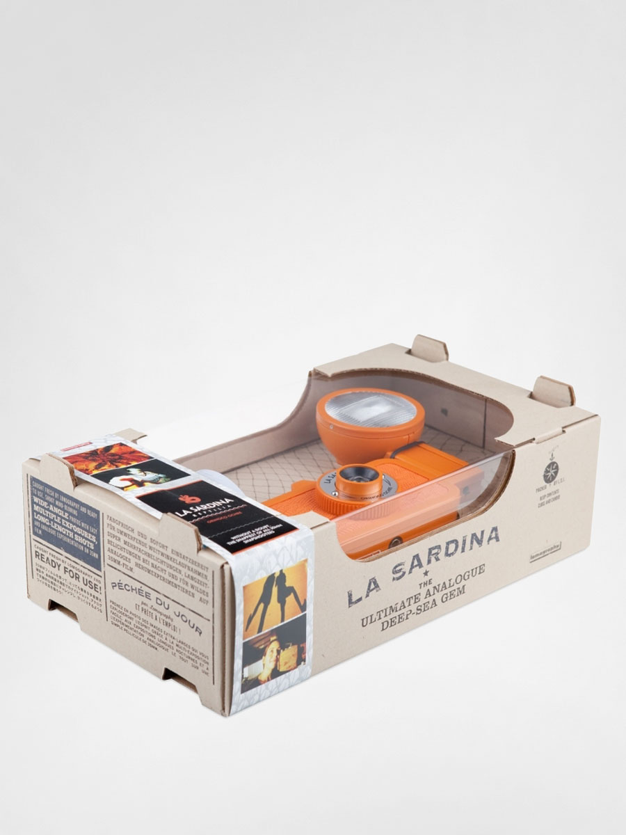 Aparat fotograficzny Lomography La Sardina F+ (orinoco ochre)