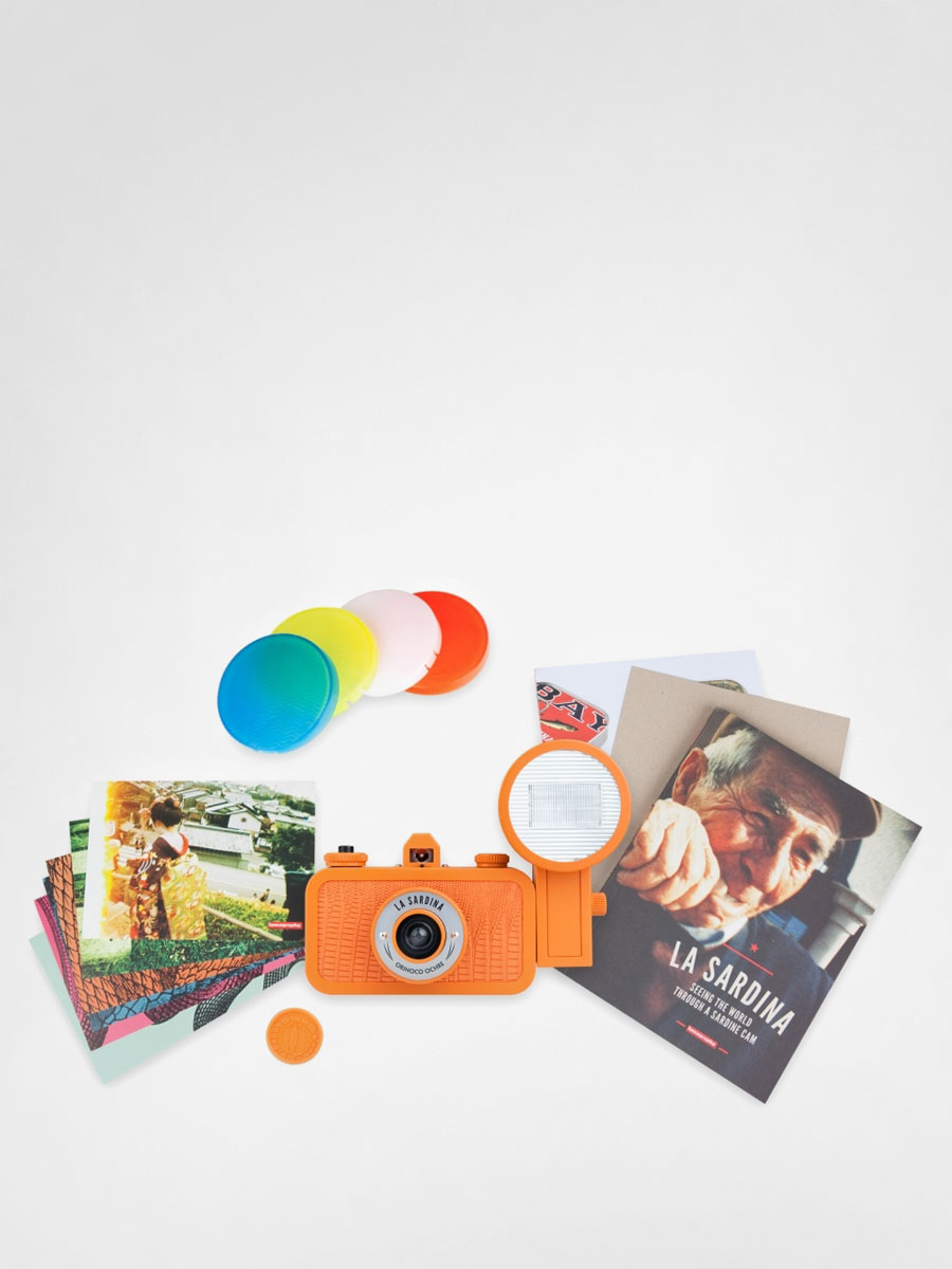 Aparat fotograficzny Lomography La Sardina F+ (orinoco ochre)