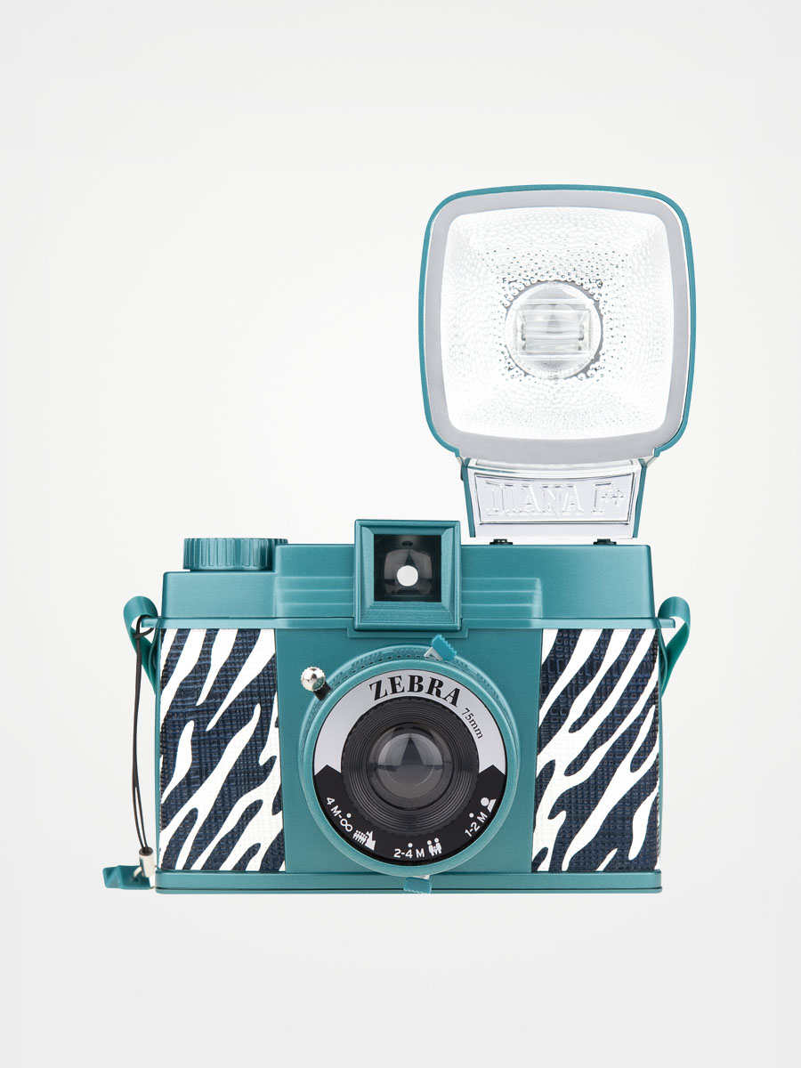 Aparat fotograficzny Lomography Diana F+ Zebra