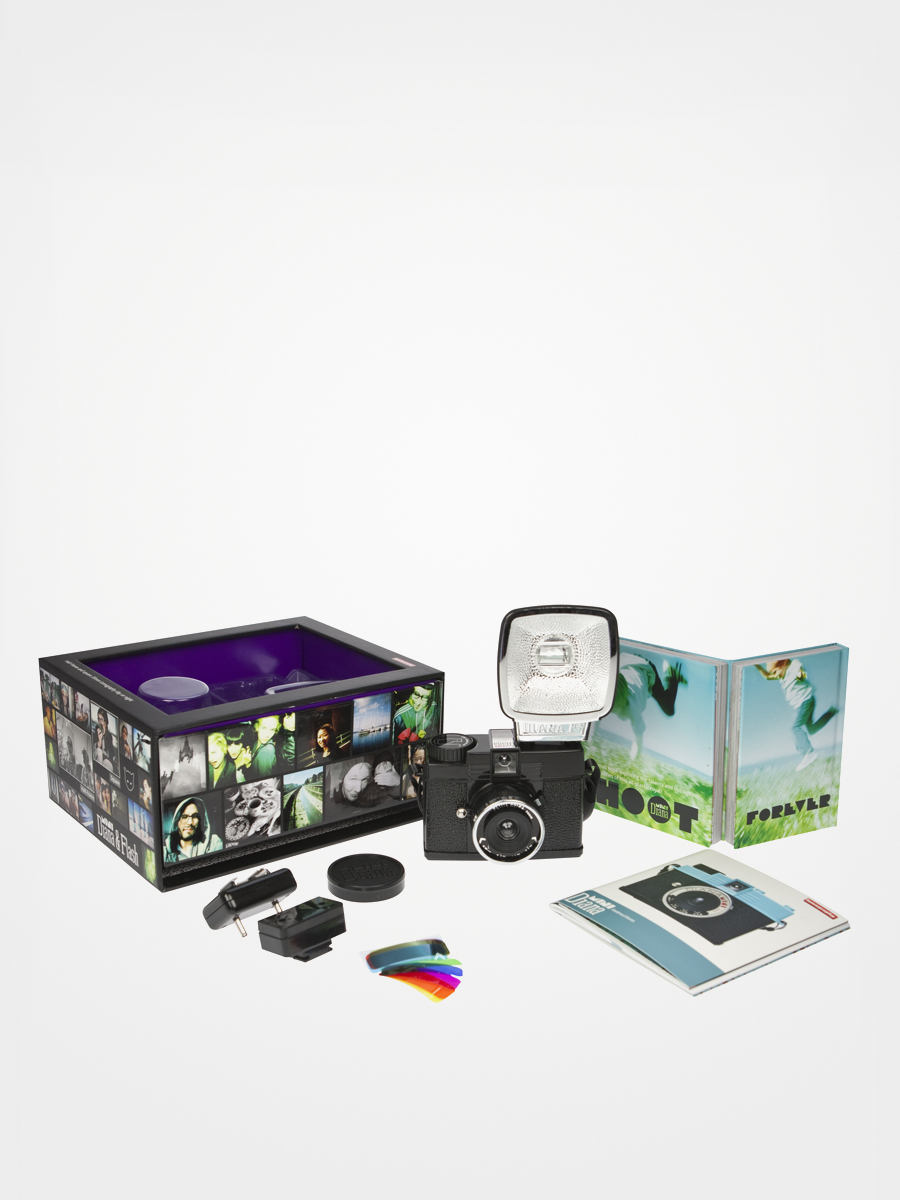 Aparat fotograficzny Lomography Diana Mini Falsh Package (petite noir)