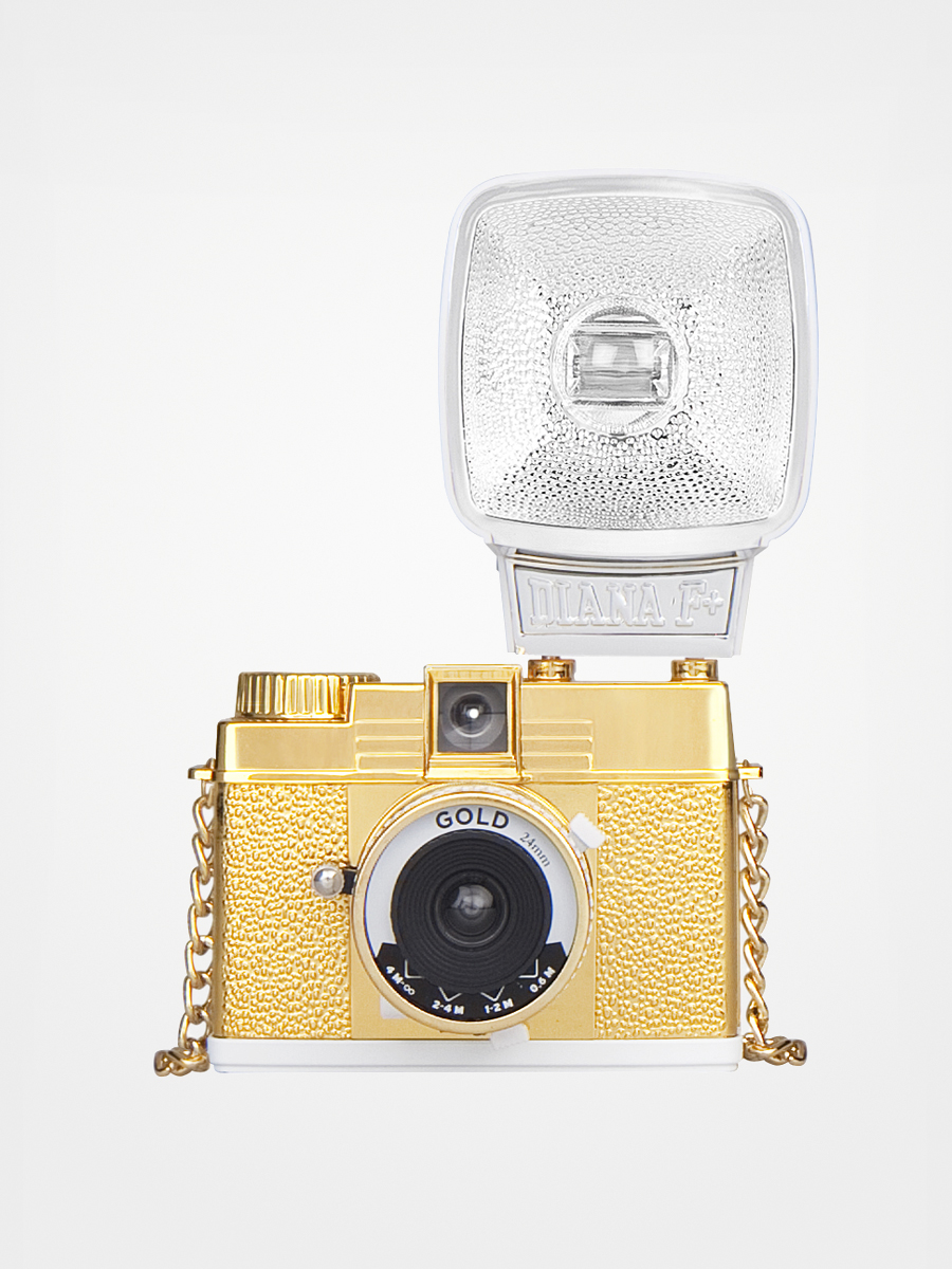 Aparat fotograficzny Lomography Diana Mini Flash Package (gold)