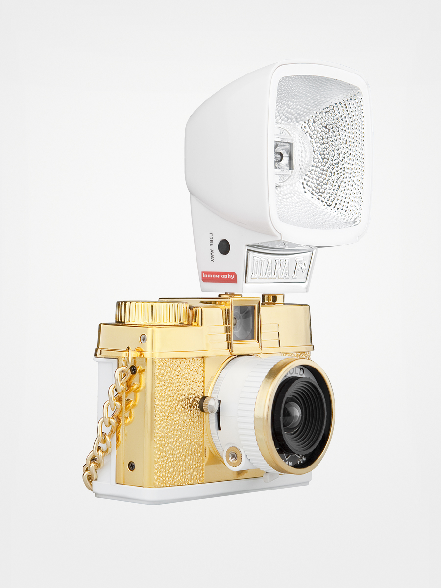 Aparat fotograficzny Lomography Diana Mini Flash Package (gold)