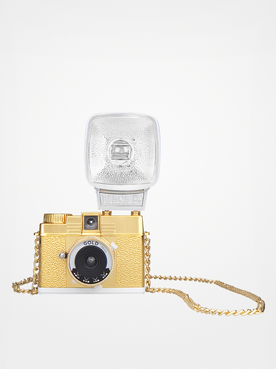 Aparat fotograficzny Lomography Diana Mini Flash Package (gold)