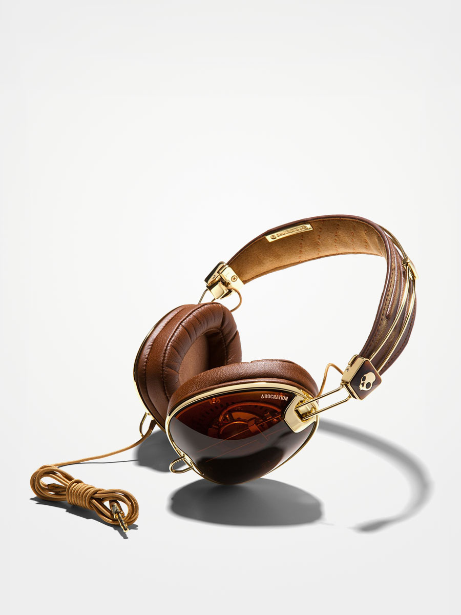 Słuchawki Skullcandy Aviator Roc Nation (brown/gold)