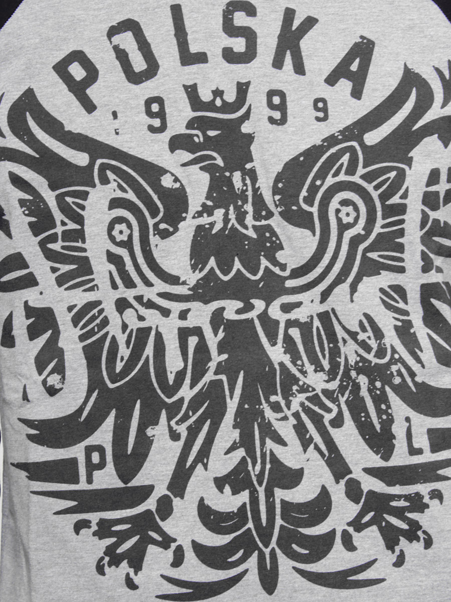 Longsleeve Stoprocent Eagle (melange/black)