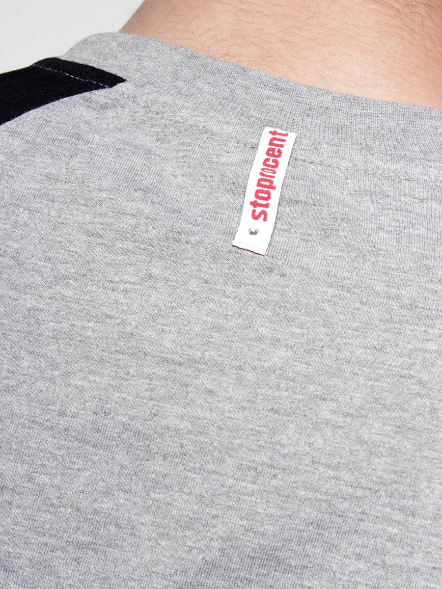Longsleeve Stoprocent Eagle (melange/black)